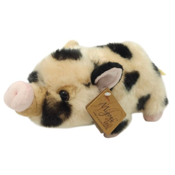 Aurora Miyoni Tots Pot Bellied Piglet Spotted 10" Stuffed Animal Plush Toy NWT - Picture 1 of 13